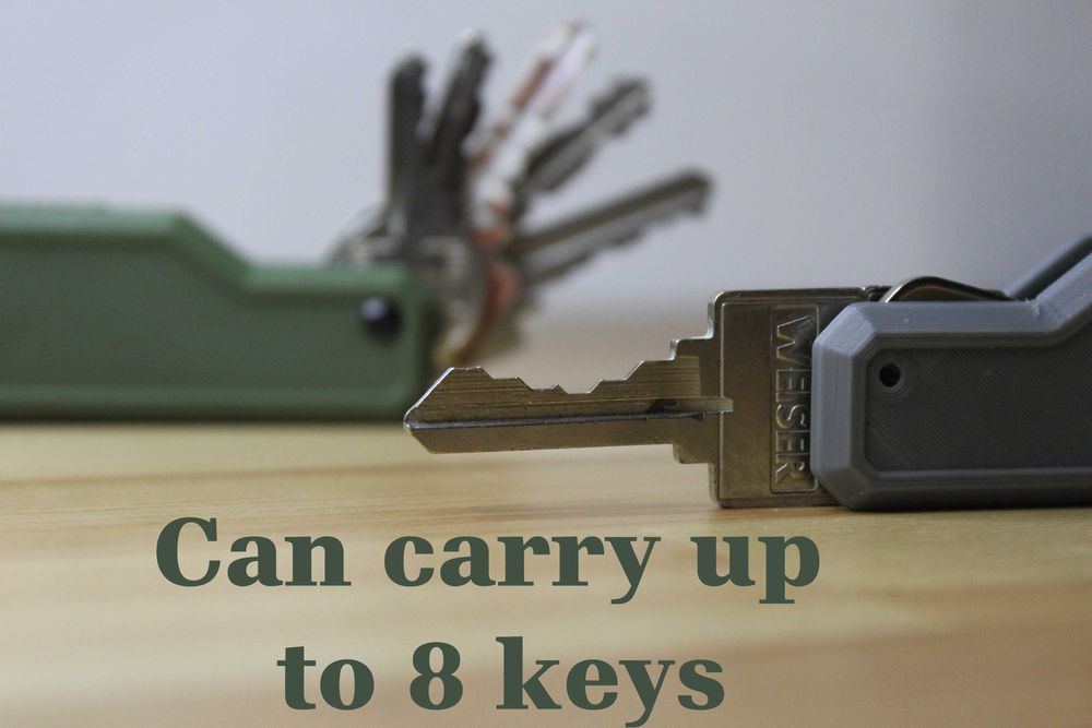 Organizador de chaves compacto e silencioso – impressão 3D, novo