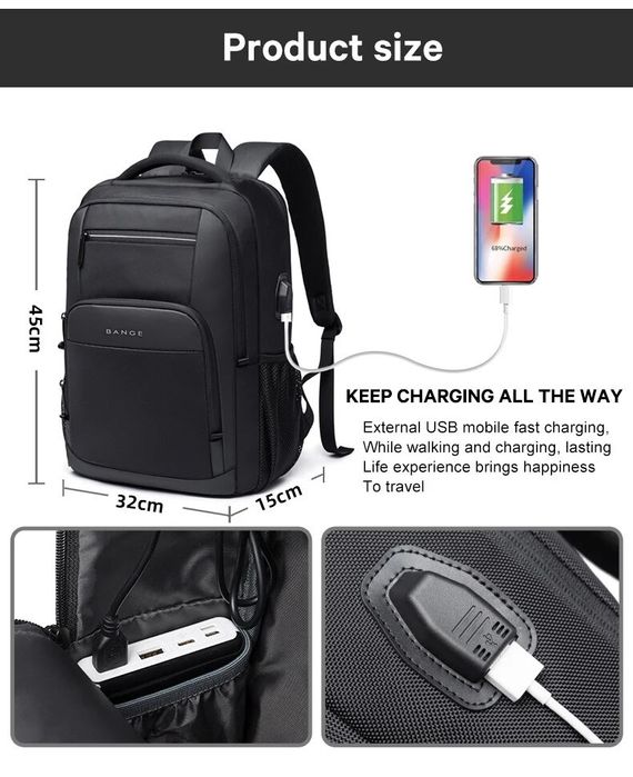 Рюкзак Xiaomi Bange Multi-function 35L BG-1921 15.6" Mi сумка валіза