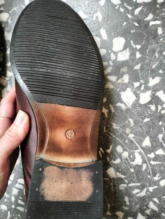 Skórzane buty męskie 43 do garnituru