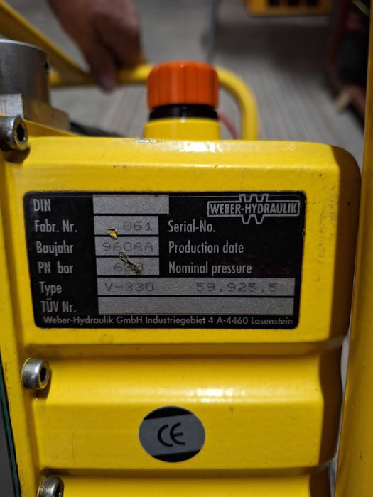 Zestaw hydrauliczny Webber W330