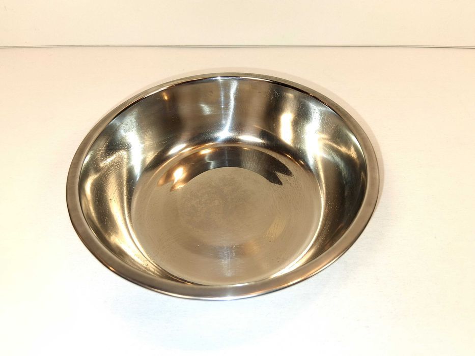 F093 Miska Dla Psa Kota Metalowa Stalowa Nierdzewna 13 cm Solidna