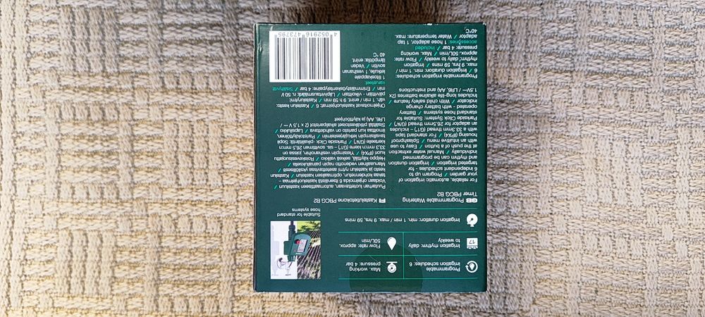 Programator do wody Parkside pbcg B2 nowy