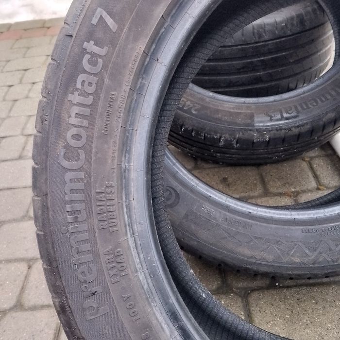Opony jak nowe 4 szt. 245/ 45 /18 Contipremiumcont 7 ,2024 rok