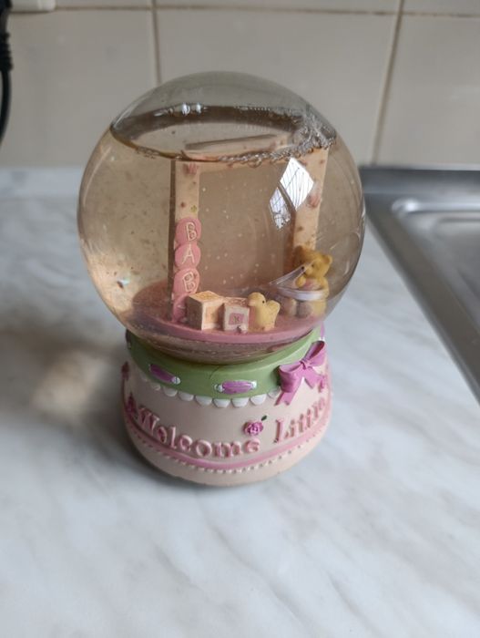 Новогодние стеклянные шары музыкальные.