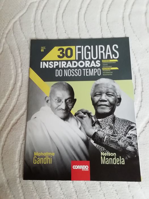 Fascículo. n° 5 de "30 figuras inspiradoras do nosso tempo", novo