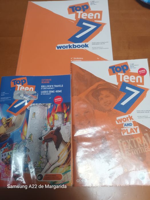 Livros de fichas do 7°ano