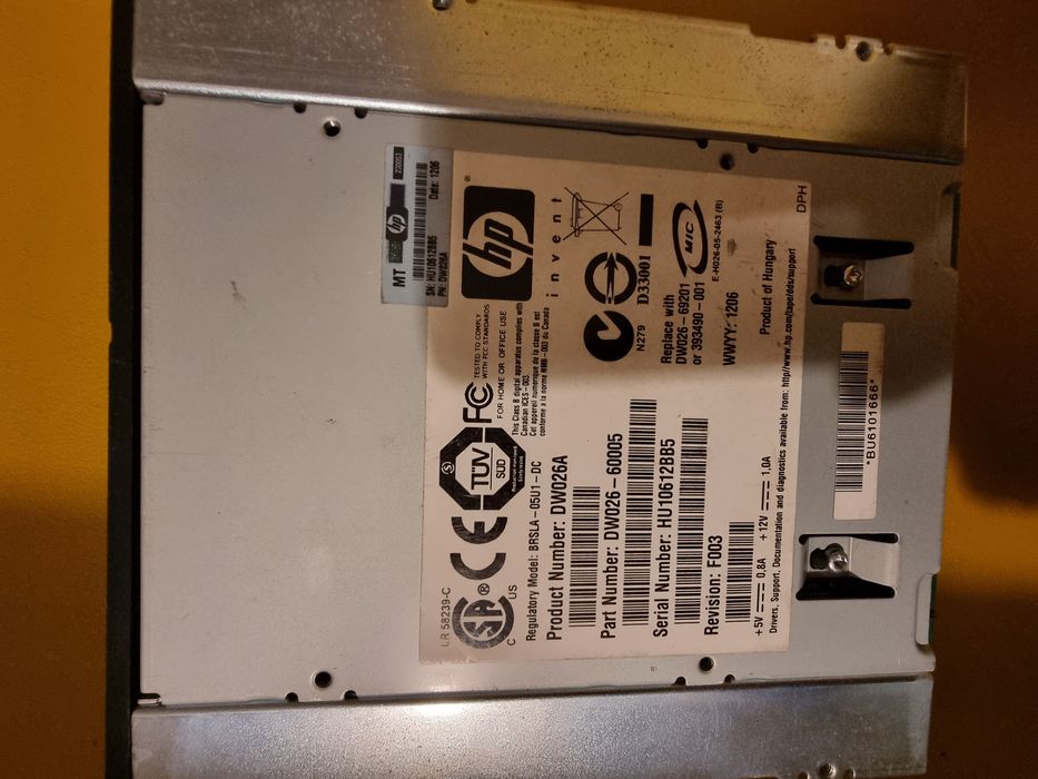 Hp storage Dat 72