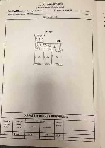 Продам 3 кімнатну квартиру в центрі Одеси / Спиридонівська / Паркомісце/ Сталінка