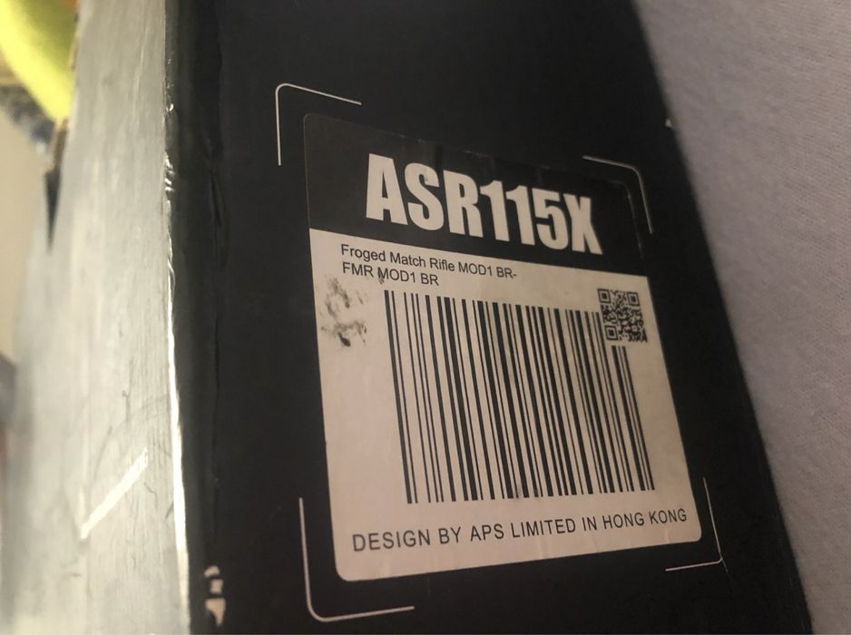 Arma de airsoft ASR115X como nova