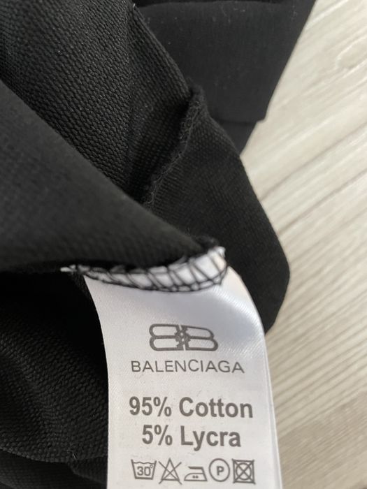 Czarna ciepla bawelniana bluza Balenciaga rozmiar S/M