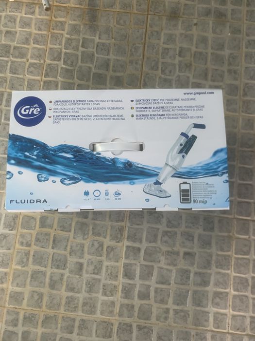 Kit Piscina Profissional Gre: Filtro 6m3/h + Aspirador Bateria + Escada + Mangueira – TUDO NOVO