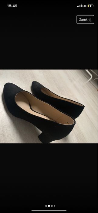 Czółenka na obcasie