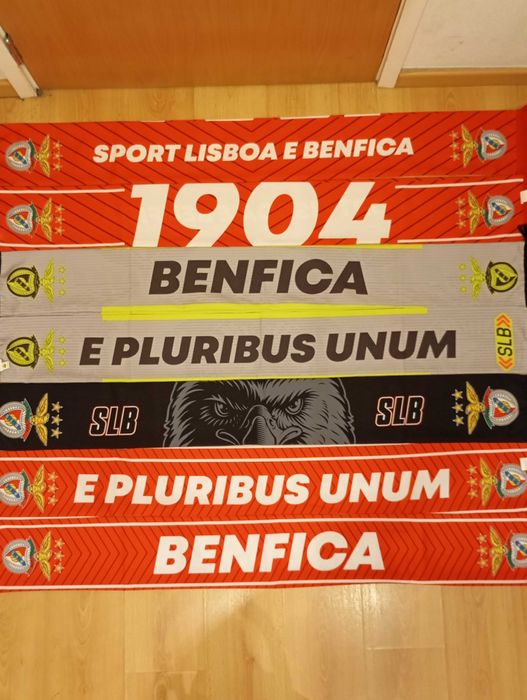 Sport Lisboa e Benfica cachecol novo oficial futebol, cetim/seda top