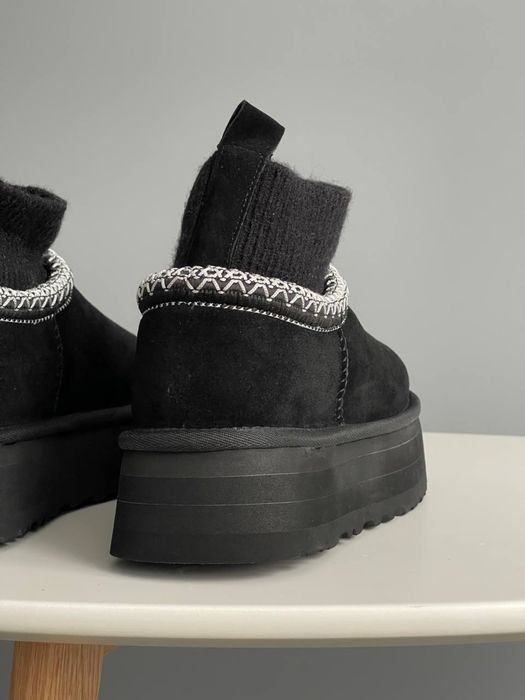Buty UGG tasman platform sock black