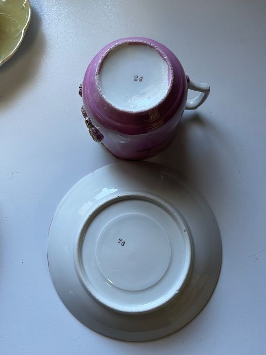 Conjunto 3 chávenas com pires