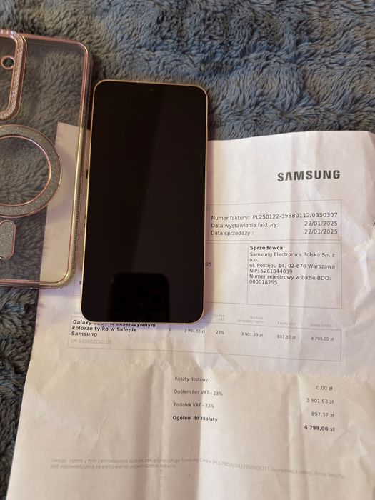 Samsung Galaxy S25+ 512 Gb, S25 plus, różowozłoty