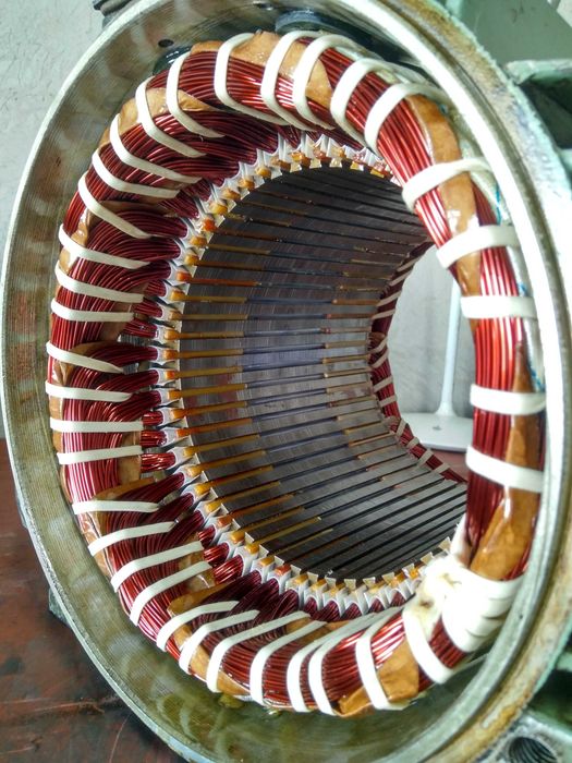 Перемотка електродвигунів, ремонт электродвигателей