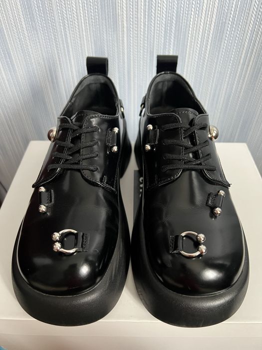 Шкіряні туфлі оксфорди, 35 розмір