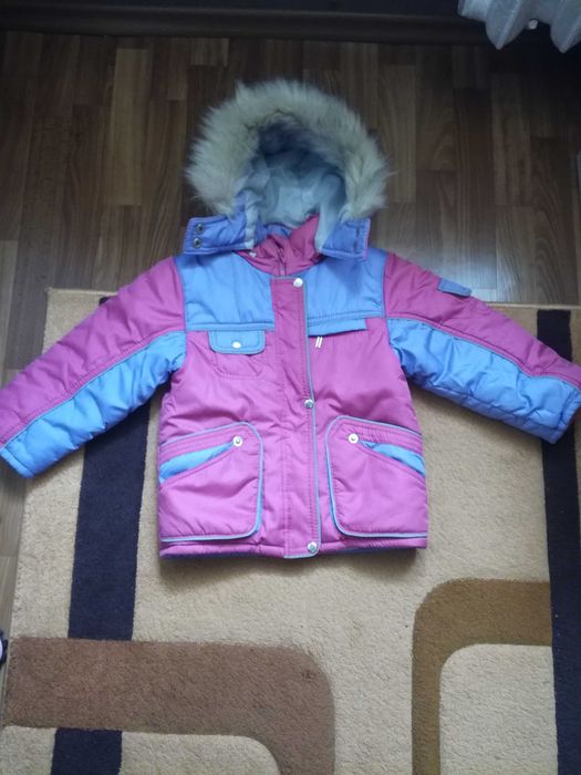 детский зимний комбинезон для девочки