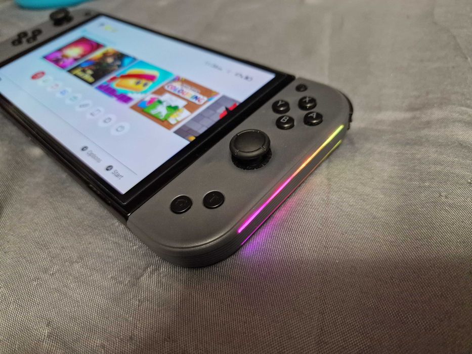Nintendo Switch Oled + Akcesoria (dużo) zestaw