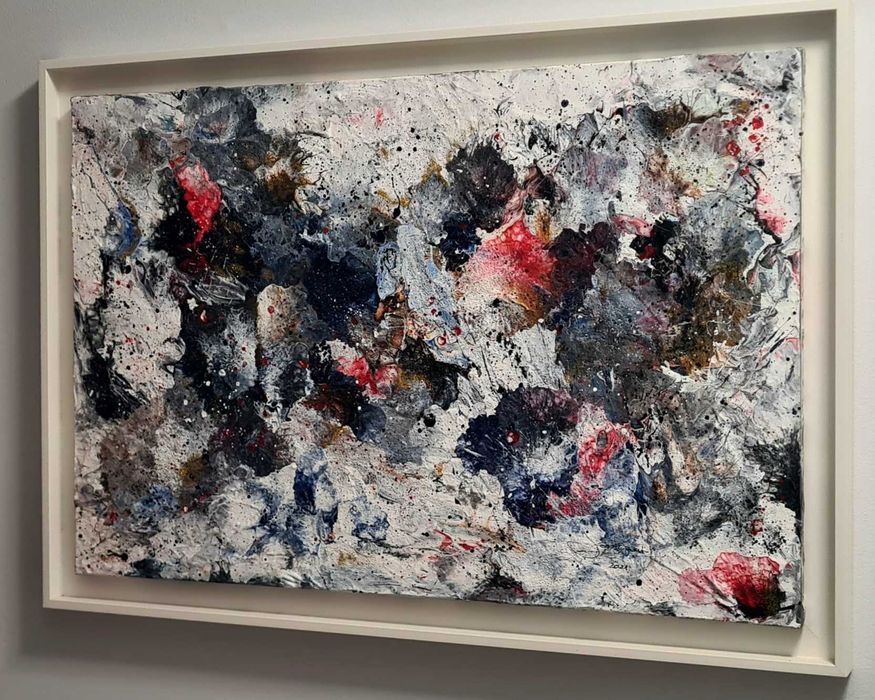 Pintura Abstrata Original – José Barbosa (Porto) – 55x80 cm