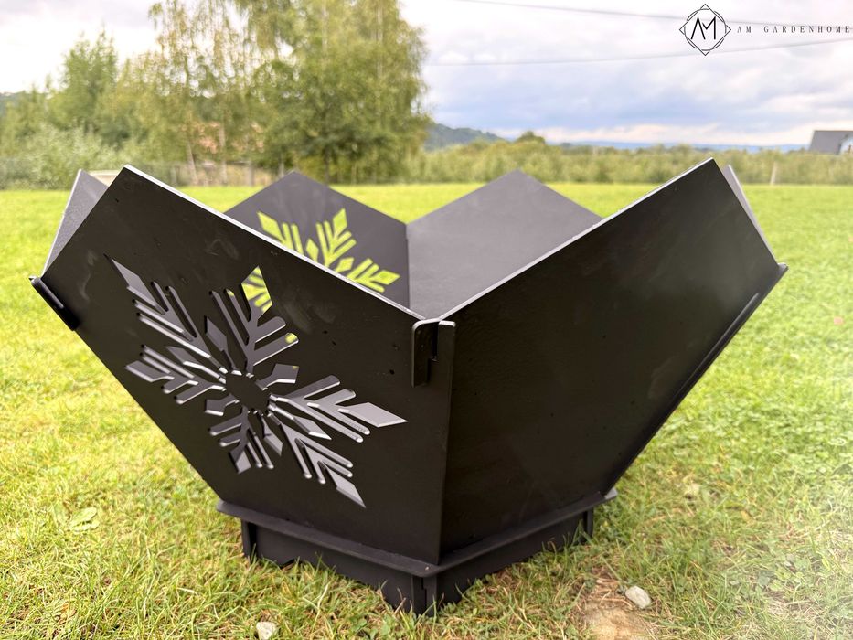 PALENISKO ogrodowe CALIX śr. 76cm PODWÓJNE DNO 0,5cm SOLIDNE Ognisko Grill promocja