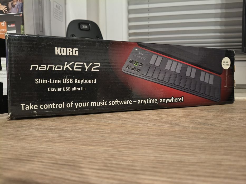 KORG nanoKEY2 – Nowa Klawiatura Sterująca MIDI (Fabrycznie zapakowana)