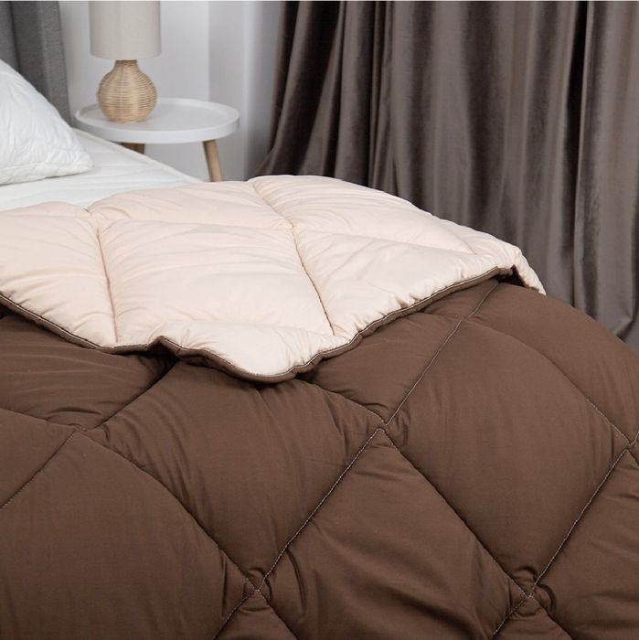 Ковдра тепла зимова гіпоалергенна 180х200, тепліша ніж пухова одеяло