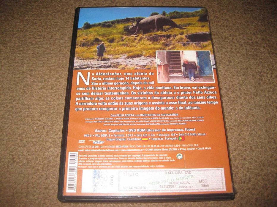 DVD "O Céu Gira" de Mercedes Álvarez