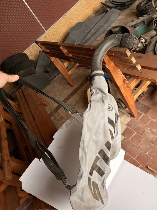 Весь комплект для збору листя stihl 86 міщок труба уголок