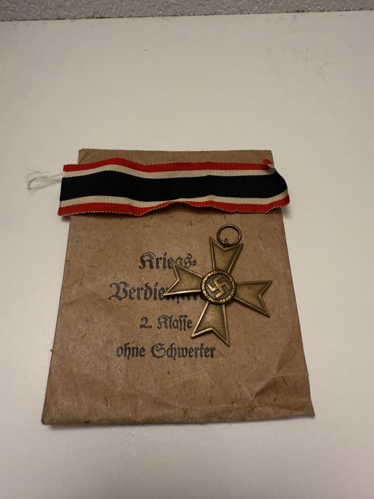 Cruz de mérito 2 classe 3 reich ww2