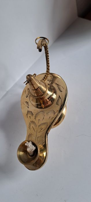 Stara lampka oliwna Alladyna