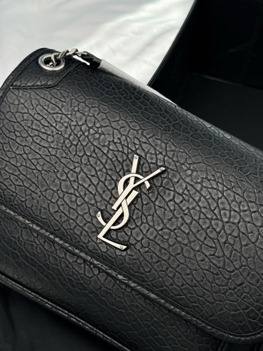 Сумка YSL Yves Saint Laurent Niki in Grained Lambskin Black / Silver