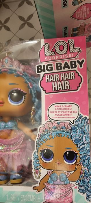 L.O.L. lol Surprise! Suprise Hair Hair Hair Duża lalka – Splash Queen