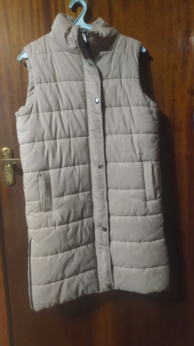 Довга тепла жилетка