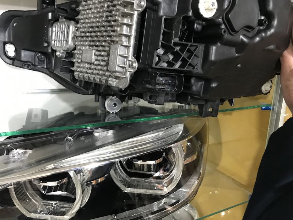 Фари бмв F30 LED Shadow line USA