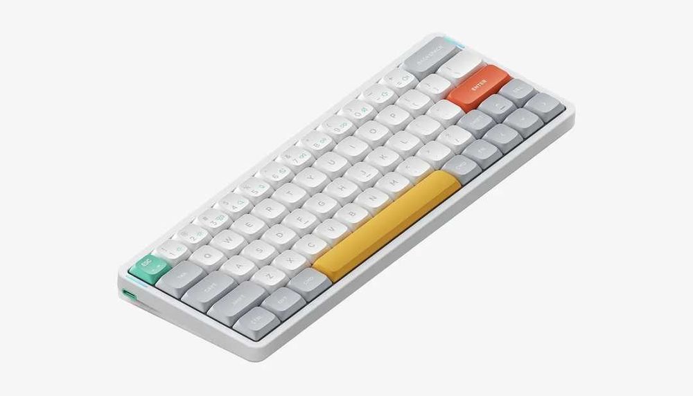 Klawiatura mechaniczna Nuphy Air60 V2 White Gateron Red Switch Ionic White USZKODZONA