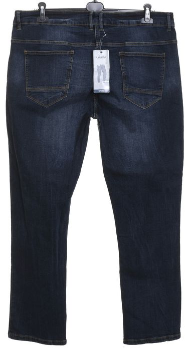 GIADA spodnie damskie jeansy tapered fit bawełna strecz r. 54