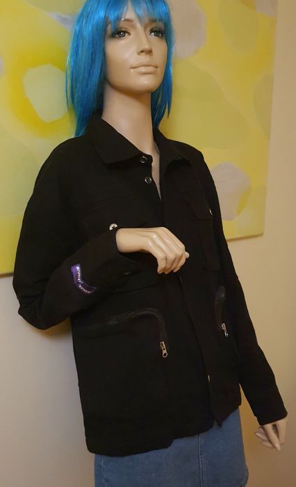 Katana jeansowa bawełna czarny denim Anima Animus