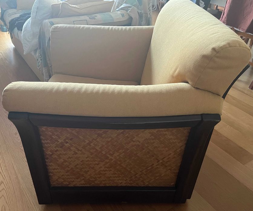 Sofá cama 2 lugares com cadeirão