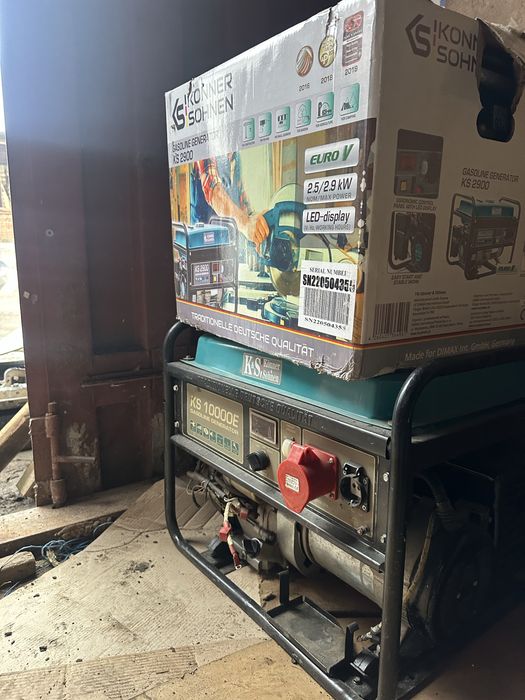 Бензиновий генератор Könner & Söhnen  8 кВт KS 10000E  , бензиновий і