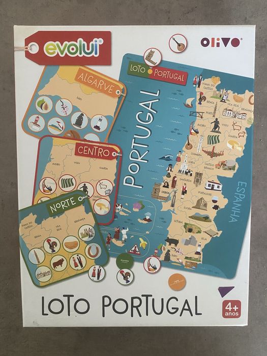 Jogo Didático Loto Portugal – Evolui / Olivo (4+ anos)
