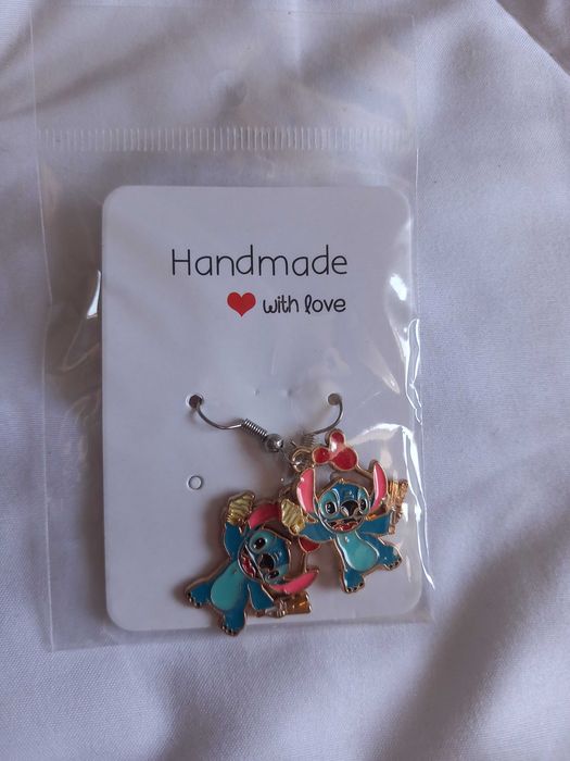Colar a brincos Lilo e Stitch (novo)