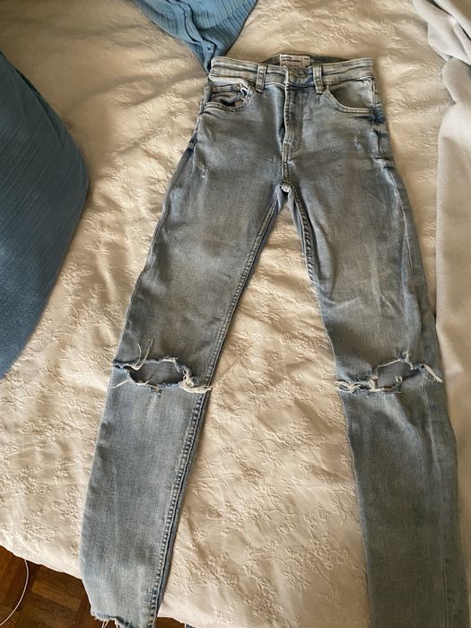 Calças de Ganga Bershka