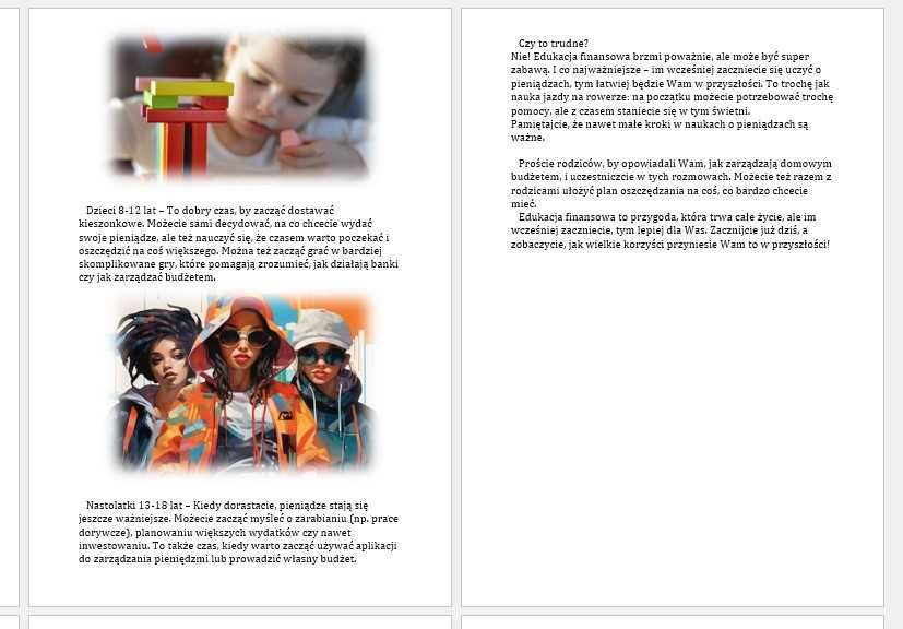 E-book:  Edukacja finansowa od przedszkola do setki