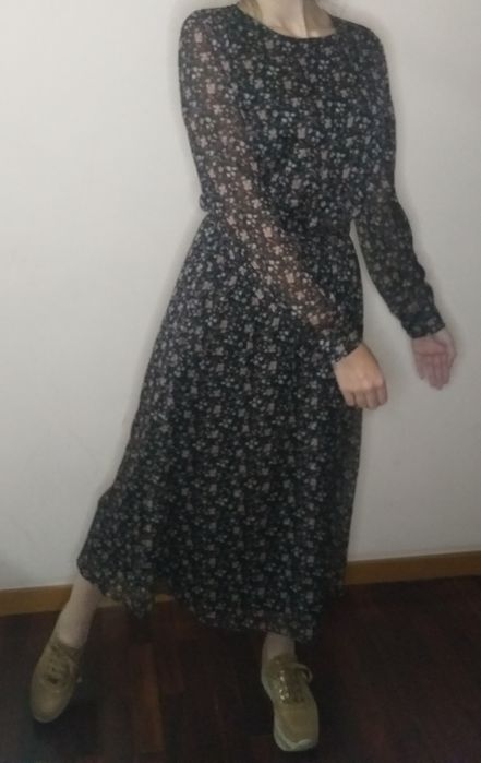 Vestido Floral Zara