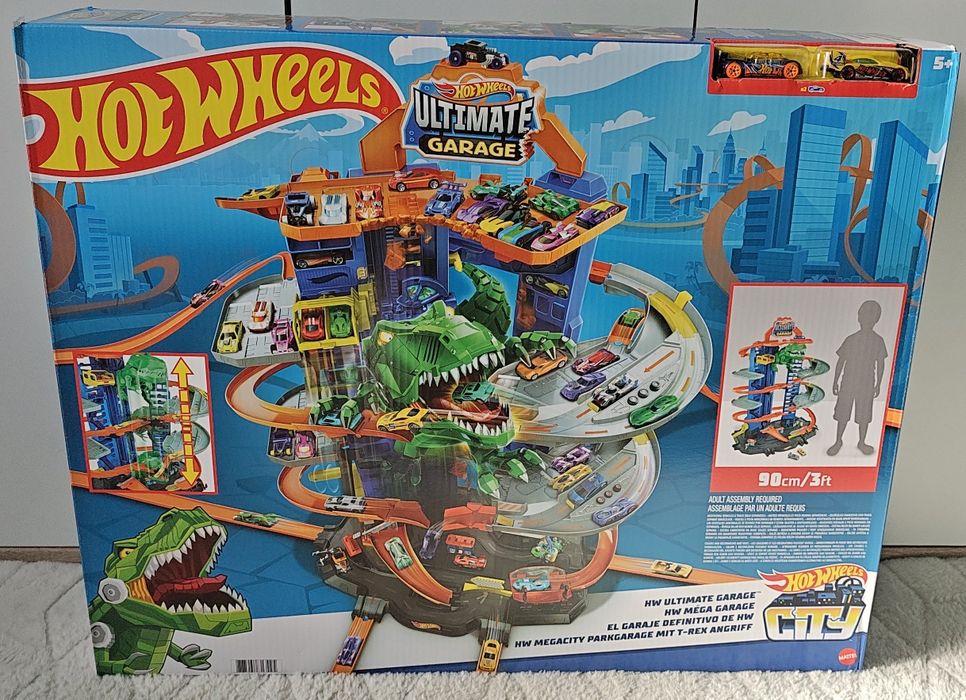 Nowy garaż t-rexa hot Wheels giga garaż