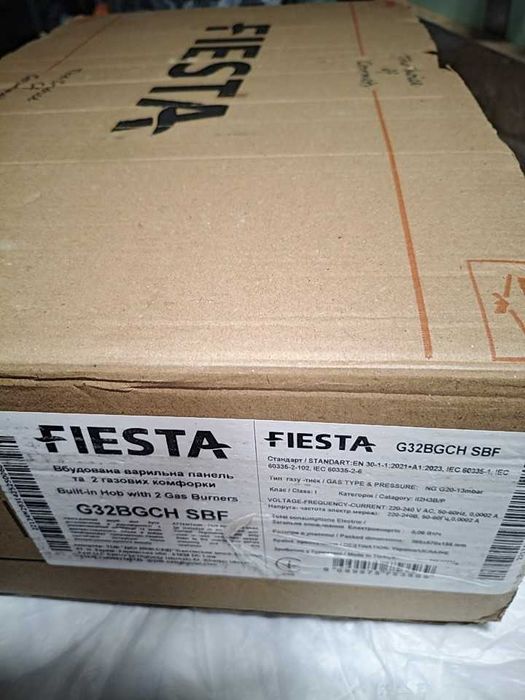 Новая газовая варочная поверхность Fiesta G32BGCH SBF