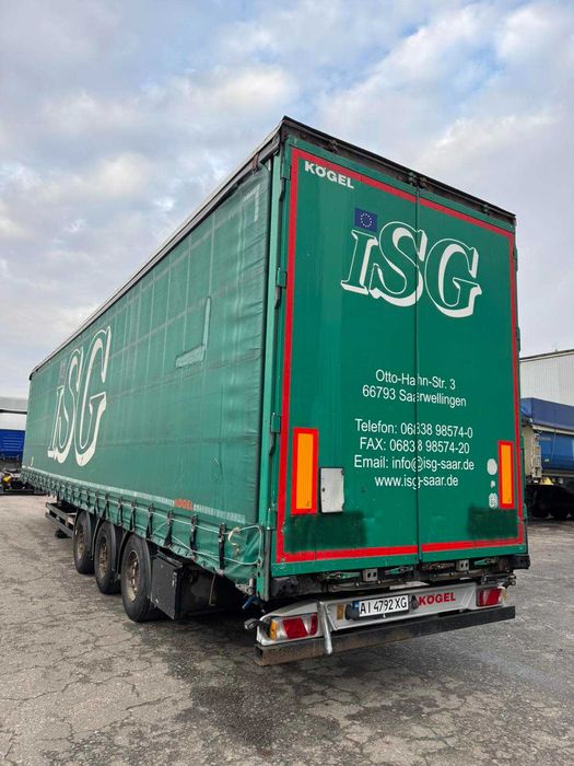 Напівпричіп Когель Kogel 2013року мега з мульдою рівна підлога 33палет