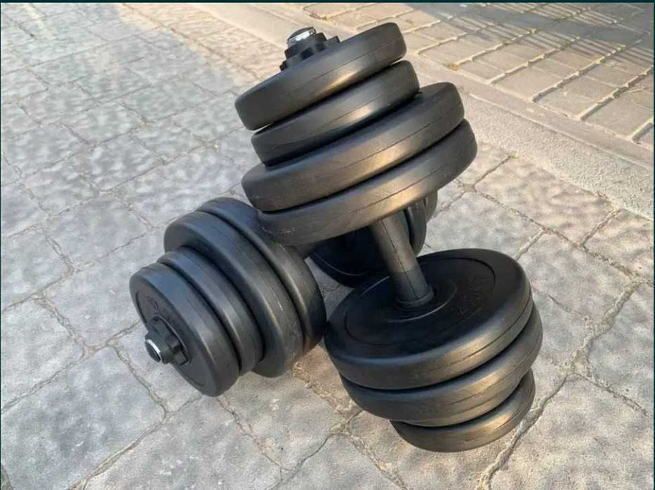 Знижка! Разборные гантели по 8/11/16/18/21 кг Гантель наборная